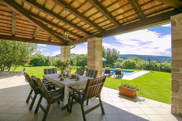 Terrace/patio - Villa Garibaldi (Buzet)