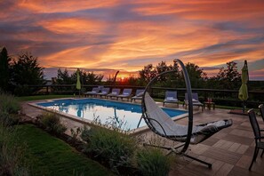 Outdoor pool - Villa Baldaši (Vizinada)