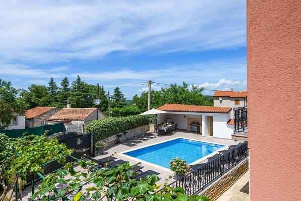 Vue depuis l’hébergement