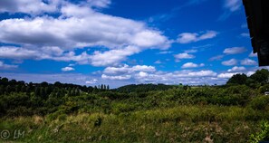 Blick von der Unterkunft