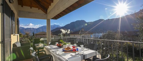 Familie villa, Meerdere bedden, aan tuin (Villa Antico) | Terras