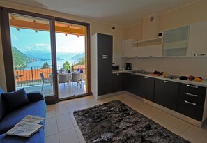 Family Apartment, 3 Bedrooms, 2 Bathrooms, Mountainside (Residence Eden Gardenia 12) | Private kitchen | Full-size fridge, microwave, stovetop, dishwasher