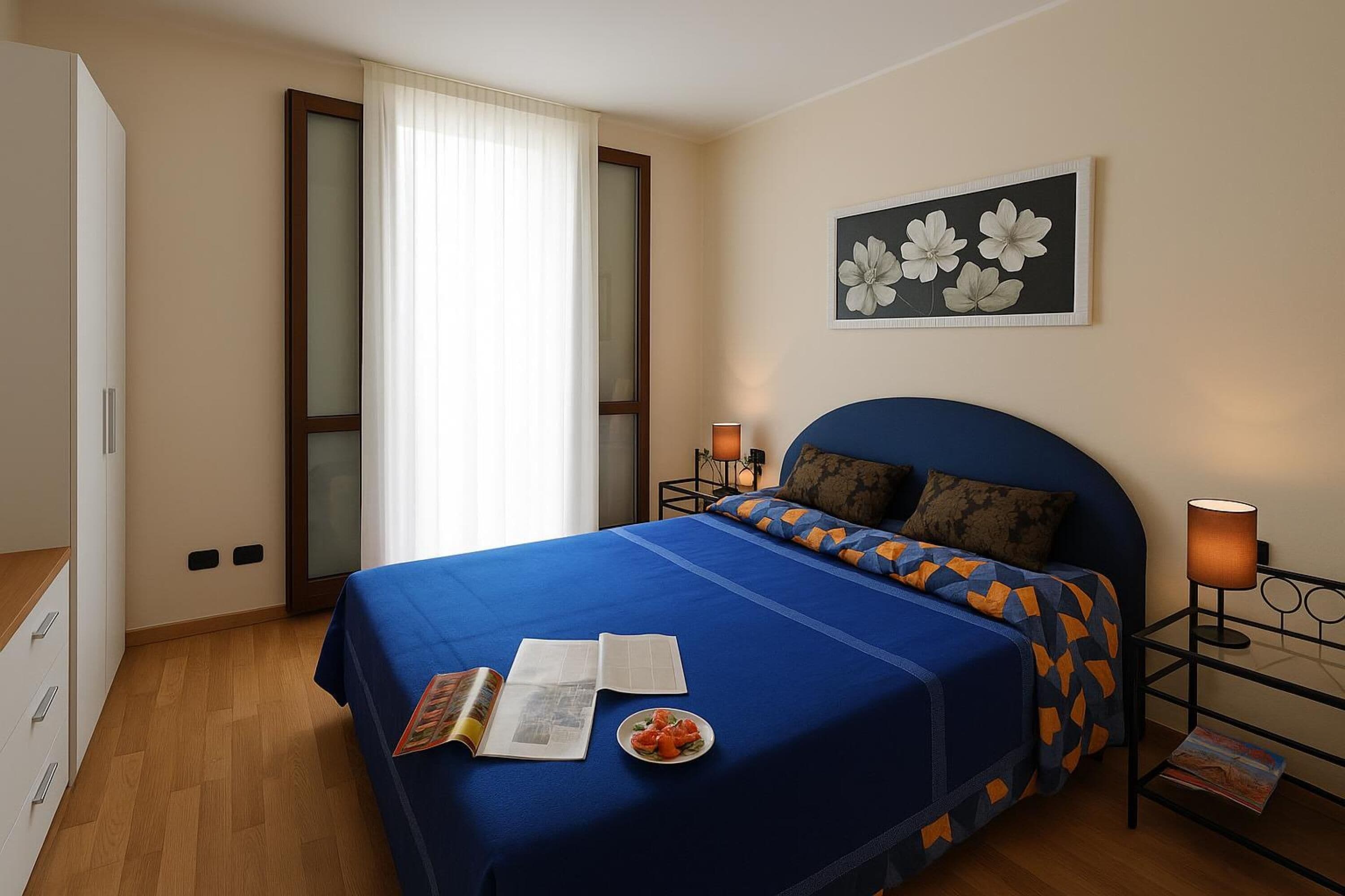 1 habitación, tabla de planchar con plancha, wifi y ropa de cama 