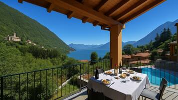 Family Apartment, Multiple Bedrooms, 2 Bathrooms, Mountainside (Residence Eden Azalea 3) | Terrace/patio