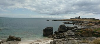 Less than 100 metres from the sea at Pointe de Trevignon