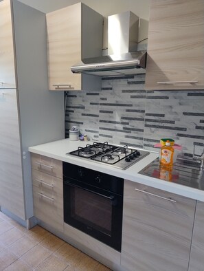 Fridge, microwave, oven, stovetop - Nice lake view apartment (Ispra)