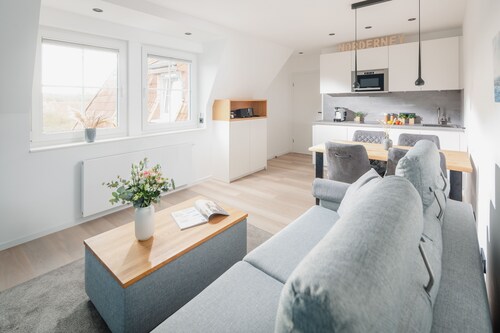 Wohnung "Lachmöwe" // WLAN, Sauna, Fitnessraum, 2 Gazelle Fahrräder