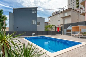 Outdoor pool, a heated pool - Villa Mira with private swimming pool (Split)
