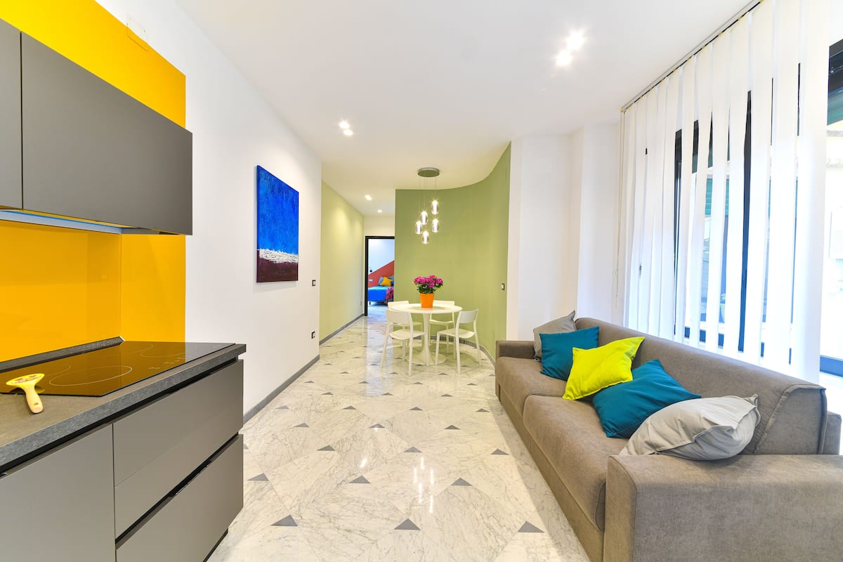 Apartment, 2 Bedrooms | Living area | 20-inch flat-screen TV with digital channels, TV
