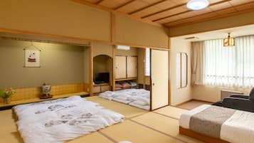 传统客房, 无烟房 (Japanese Style, 2-8 pax) | 免费 WiFi、床单