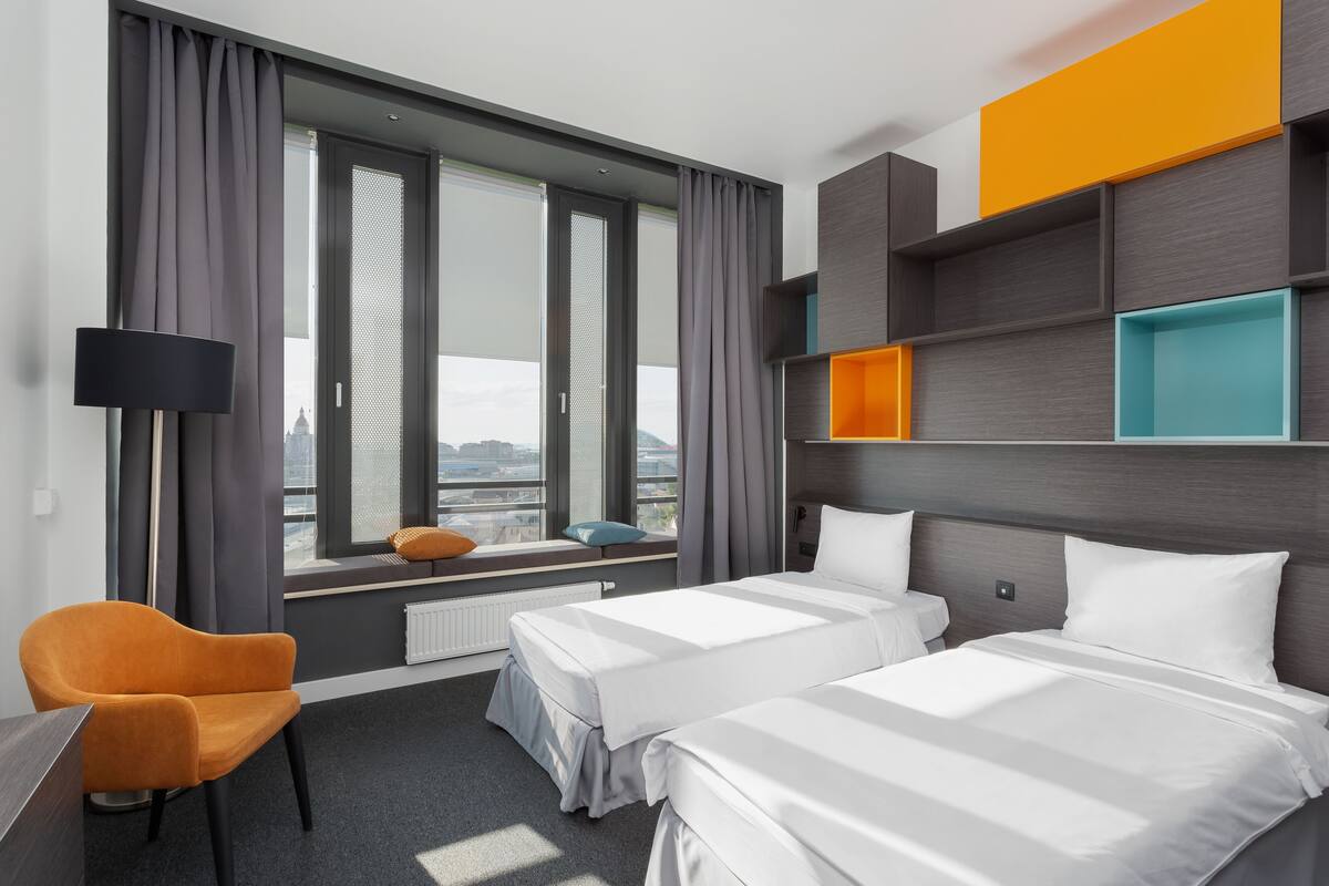 Studio | 1 Schlafzimmer, Schreibtisch, kostenloses WLAN, Bettwäsche