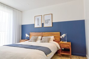 2 slaapkamers, een strijkplank/strijkijzer, wifi