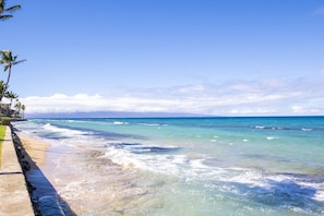 On the beach