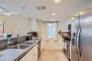 Fridge, microwave, oven, stovetop - Wake up in your 3-bedroom beach home!-C11 (Newport Beach)