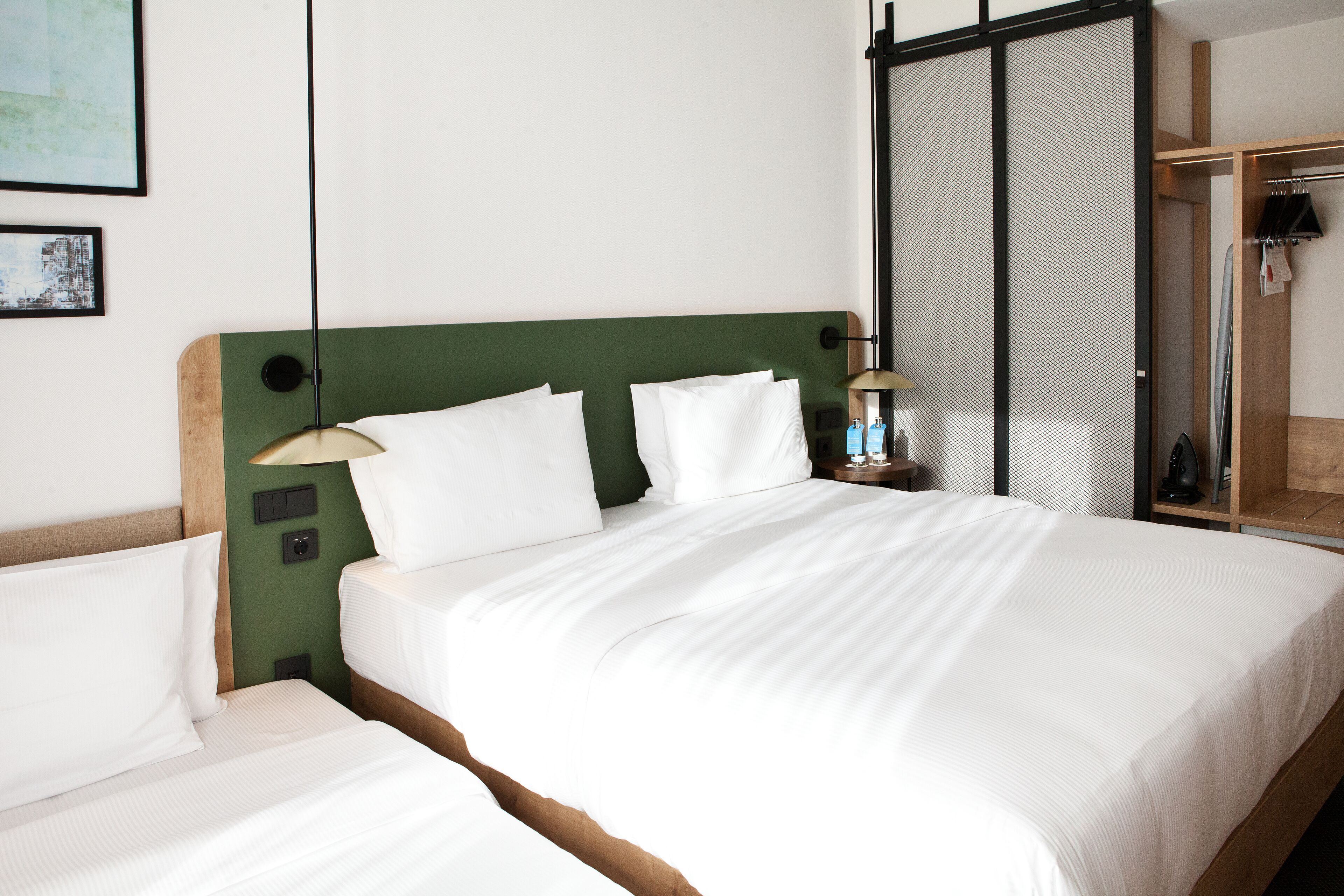 room, 1 king bed with sofa bed | in-room safe, desk, laptop workspace, blackout curtains