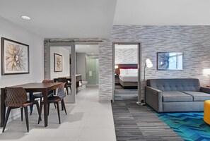 Suite, 1 Bedroom, Non Smoking | Living area | 45-inch Smart TV with cable channels, TV, Netflix - Home2 Suites by Hilton Melbourne Viera (Melbourne)