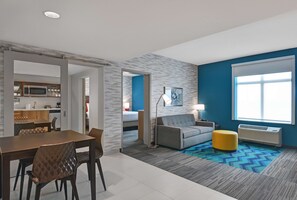 Suite, 1 Bedroom, Non Smoking | Living area | 45-inch Smart TV with cable channels, TV, Netflix - Home2 Suites by Hilton Melbourne Viera (Melbourne)
