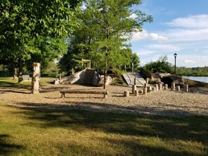 Property grounds - Beth's Place II - On The River - Hot Tub & New Pickleball Court! You'll love it! (Potsdam)