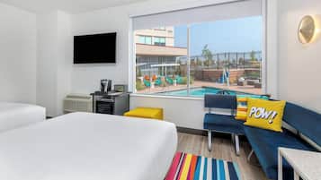 Room, 2 Queen Beds, Poolside (View) | Pool | Outdoor pool