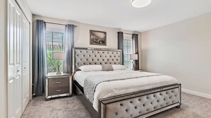 4 bedrooms, travel cot, WiFi, bed sheets