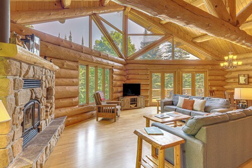 Waterfront Escape on Caribou Lake: Dock + Fire Pit