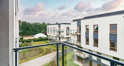 Comfortable Apartment on the Oder | Parking and Balcony