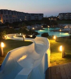 Indoor pool, outdoor pool