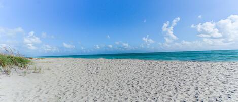 Beach nearby, beach towels