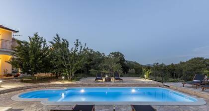 Villa Podrugovi Dvori vith pool.