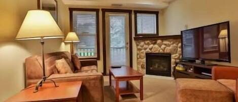 TV, fireplace, Netflix, streaming services