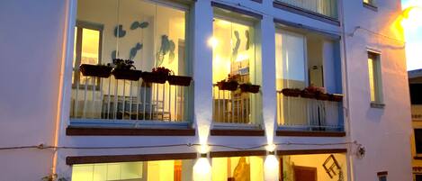 Front of property - evening/night