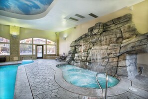 Indoor pool, a heated pool