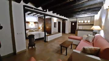 Suite junior | 1 dormitorio, minibar, wifi gratis y ropa de cama