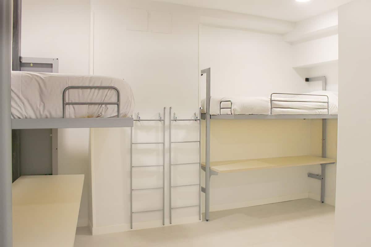 Basic Shared Dormitory (1 bed in a 4-Bed Dormitory Room) | Soundproofing, free WiFi