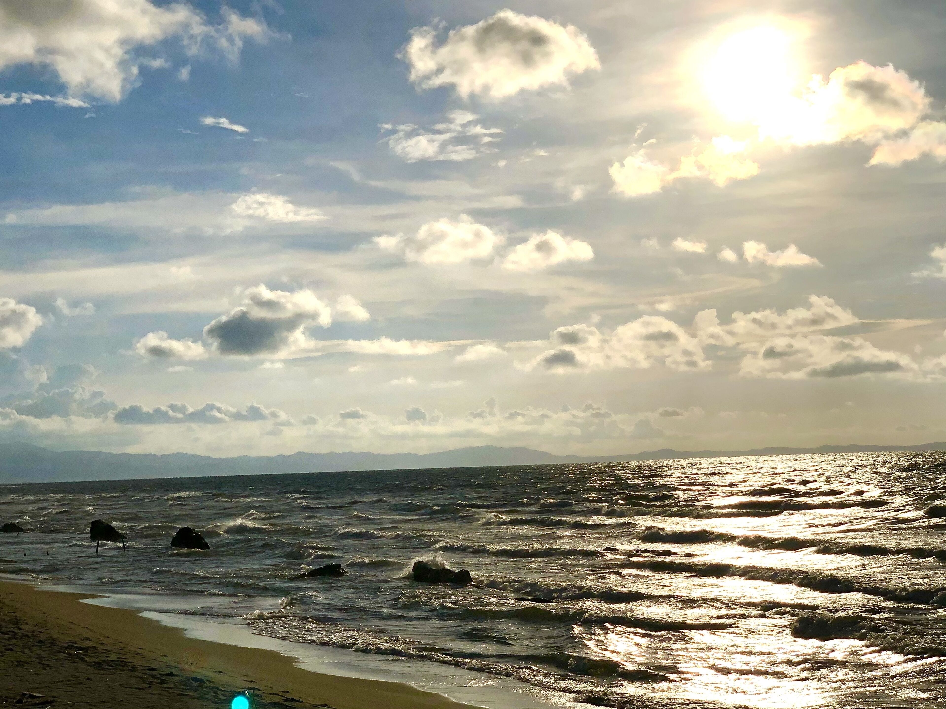 Aurinkotuoleja, rantapyyhkeitä