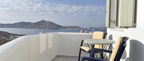 Monolocale Standard, vista mare parziale | Balcone