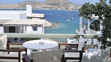 Studio – standard, sjøutsikt | Balkong