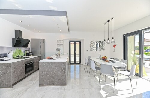 Spacious villa Ivy with an outdoor pool in a quiet area on Krk