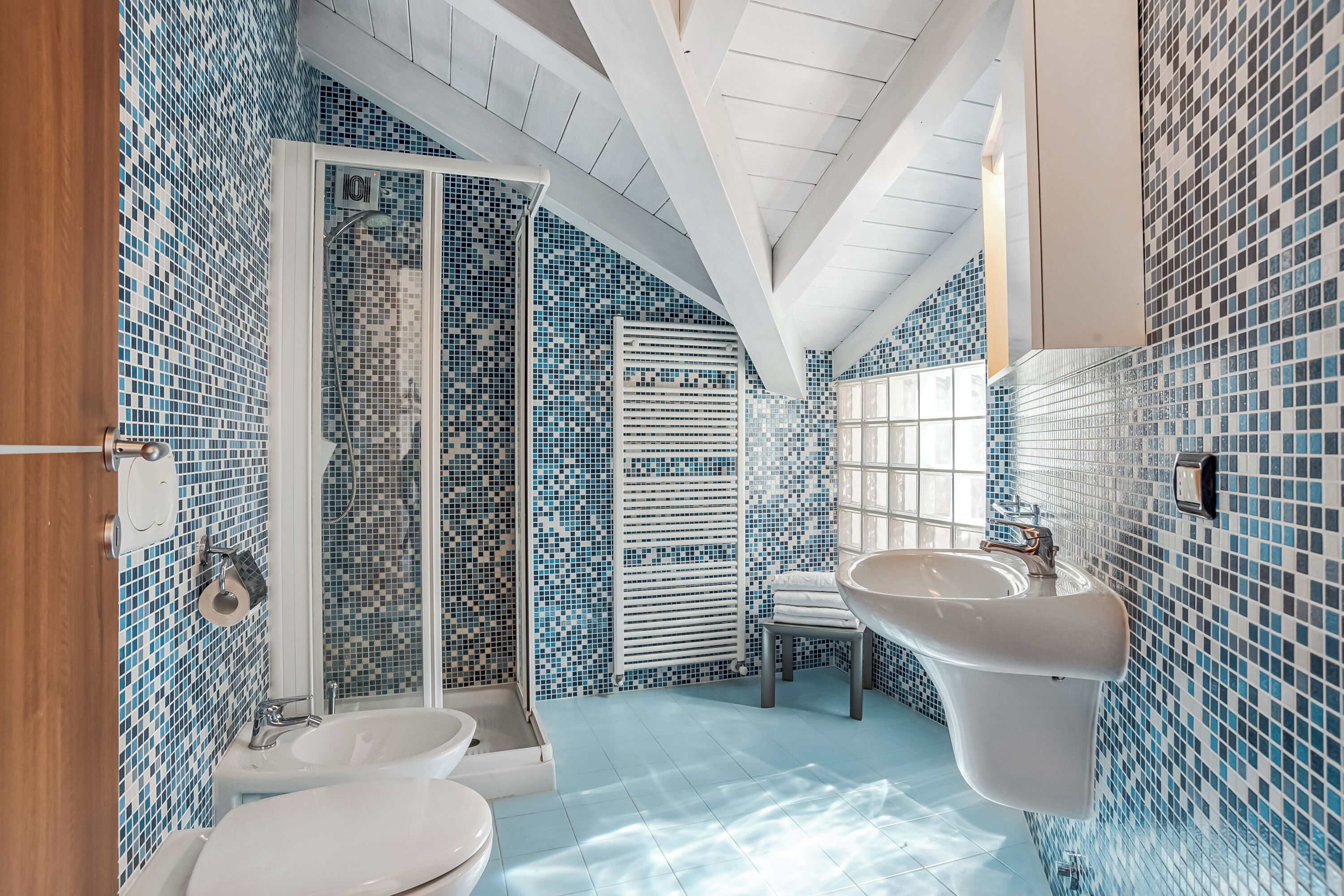 Standard Villa, Multiple Bedrooms (Villa Tremezzo) | Bathroom | Separate bathtub and shower, rainfall showerhead, hair dryer, bidet