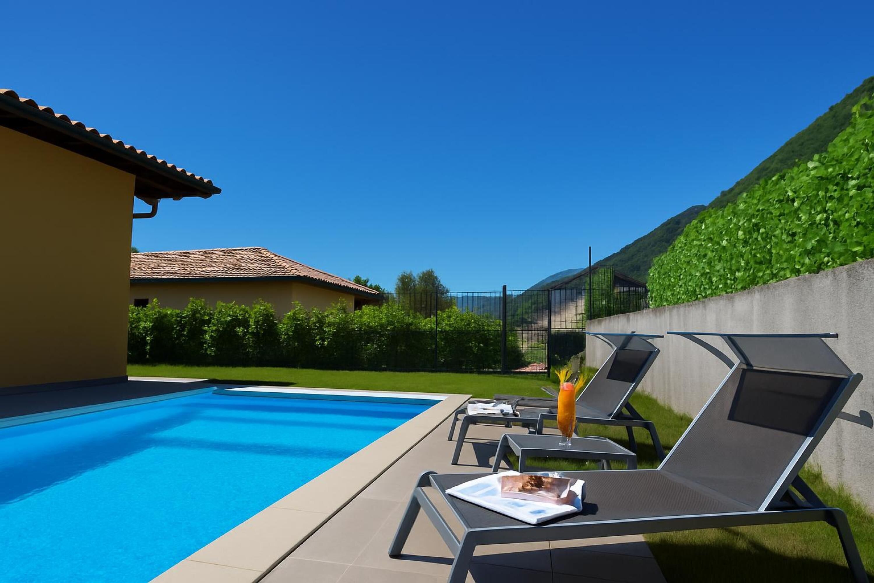 Seasonal outdoor pool