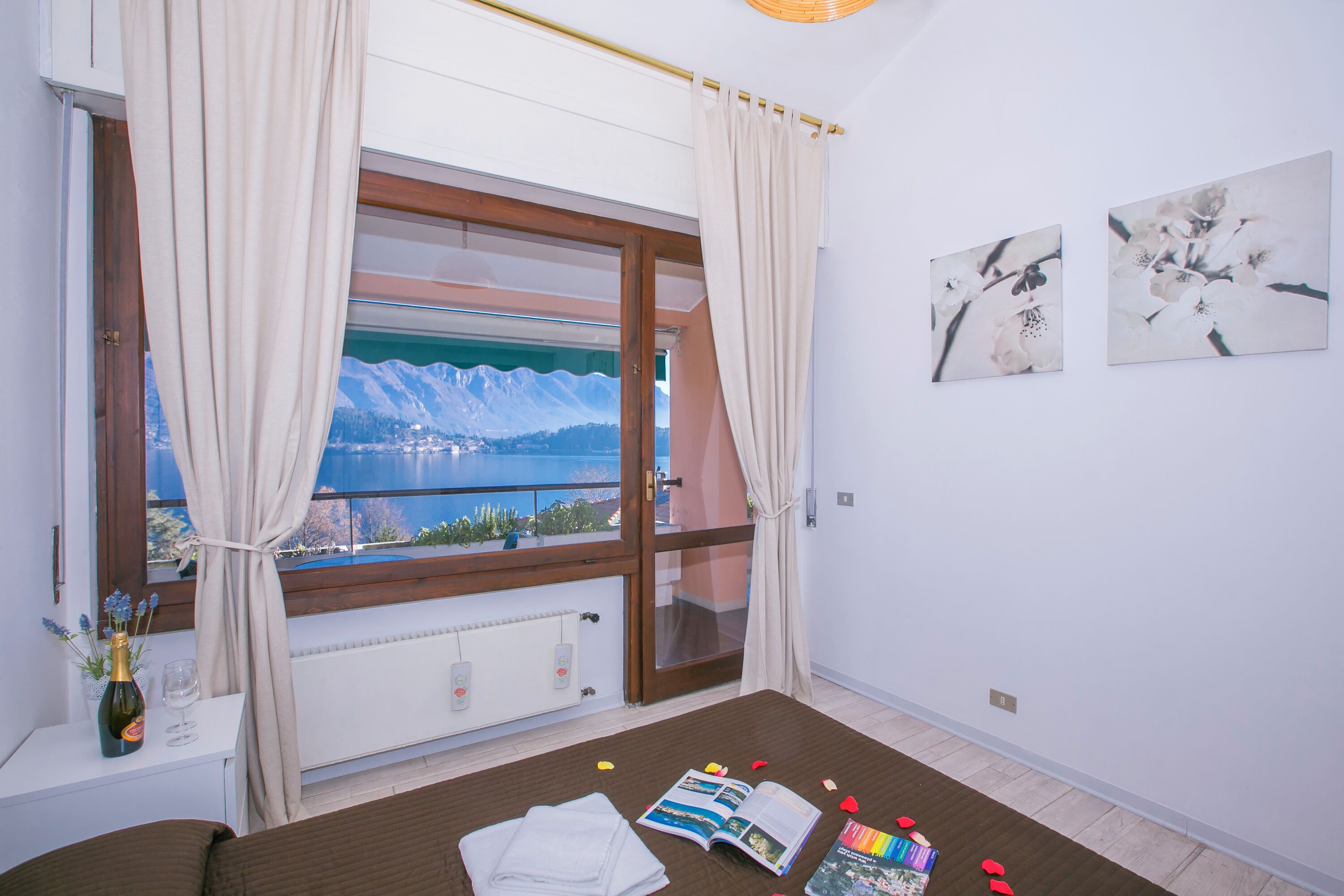 Appartement Familial, plusieurs chambres, 2 salles de bains, côté montagne (Cadenabbia Fantastico) | Vue de la chambre