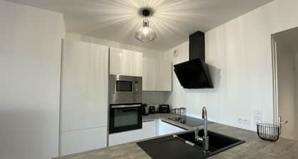 T2 apartment, sea view, at the entrance to Ajaccio.