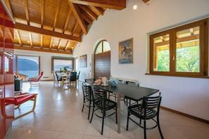 Family Villa, Multiple Bedrooms, Mountainside (Villa Louise) | Living area | 24-inch flat-screen TV with satellite channels, TV, stereo
