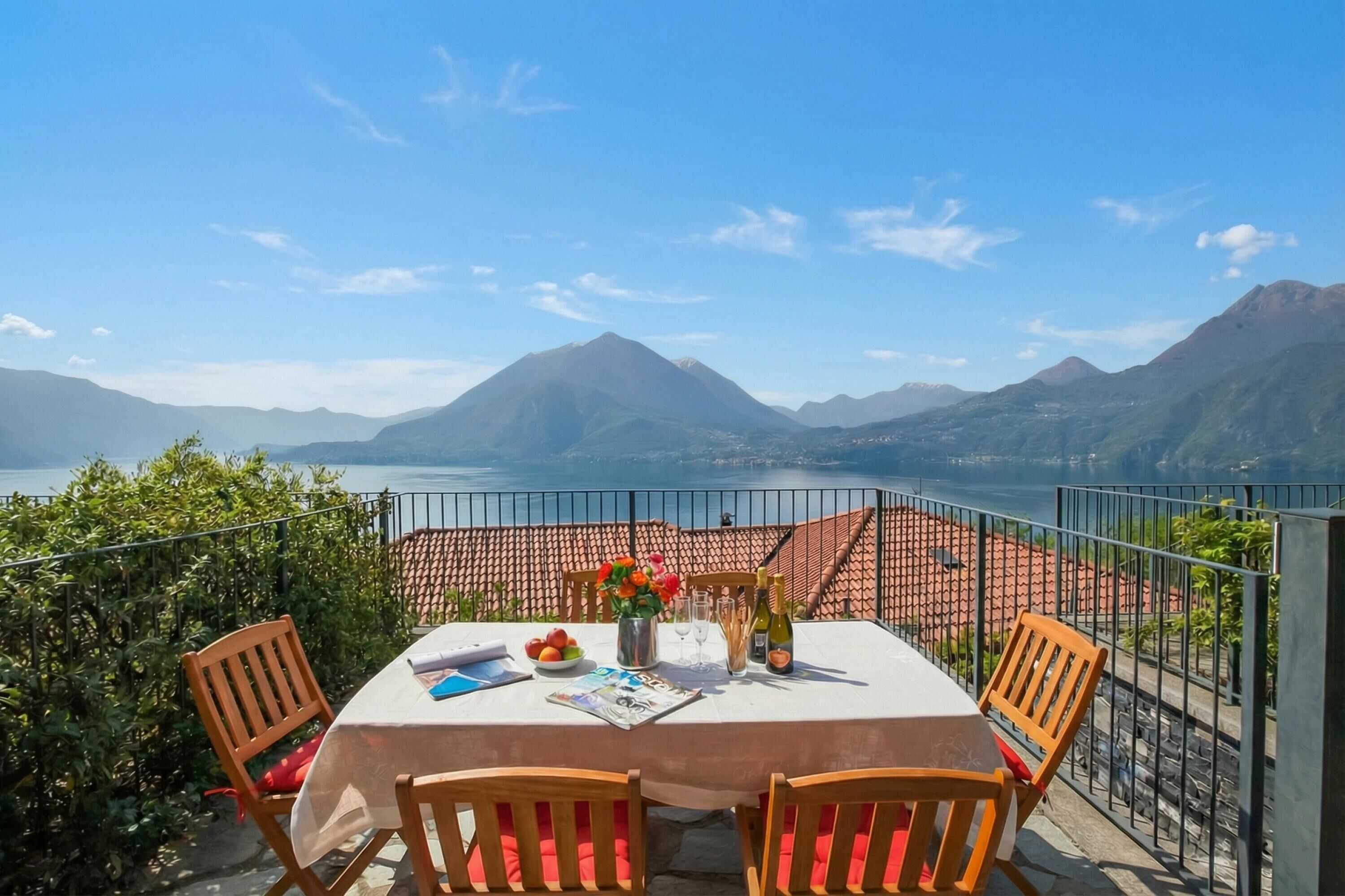 Apartament familiar, diversos dormitoris, al costat de la muntanya (Vista d'Oro Ulivo Apt. 4) | Servei de restauració a l'aire lliure