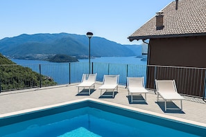 Family Apartment, Multiple Bedrooms, Mountainside (Vista d'Oro Ulivo Apt. 7) | Pool | Seasonal outdoor pool - Vista d'Oro Ulivo Apt. 7 (Perledo)