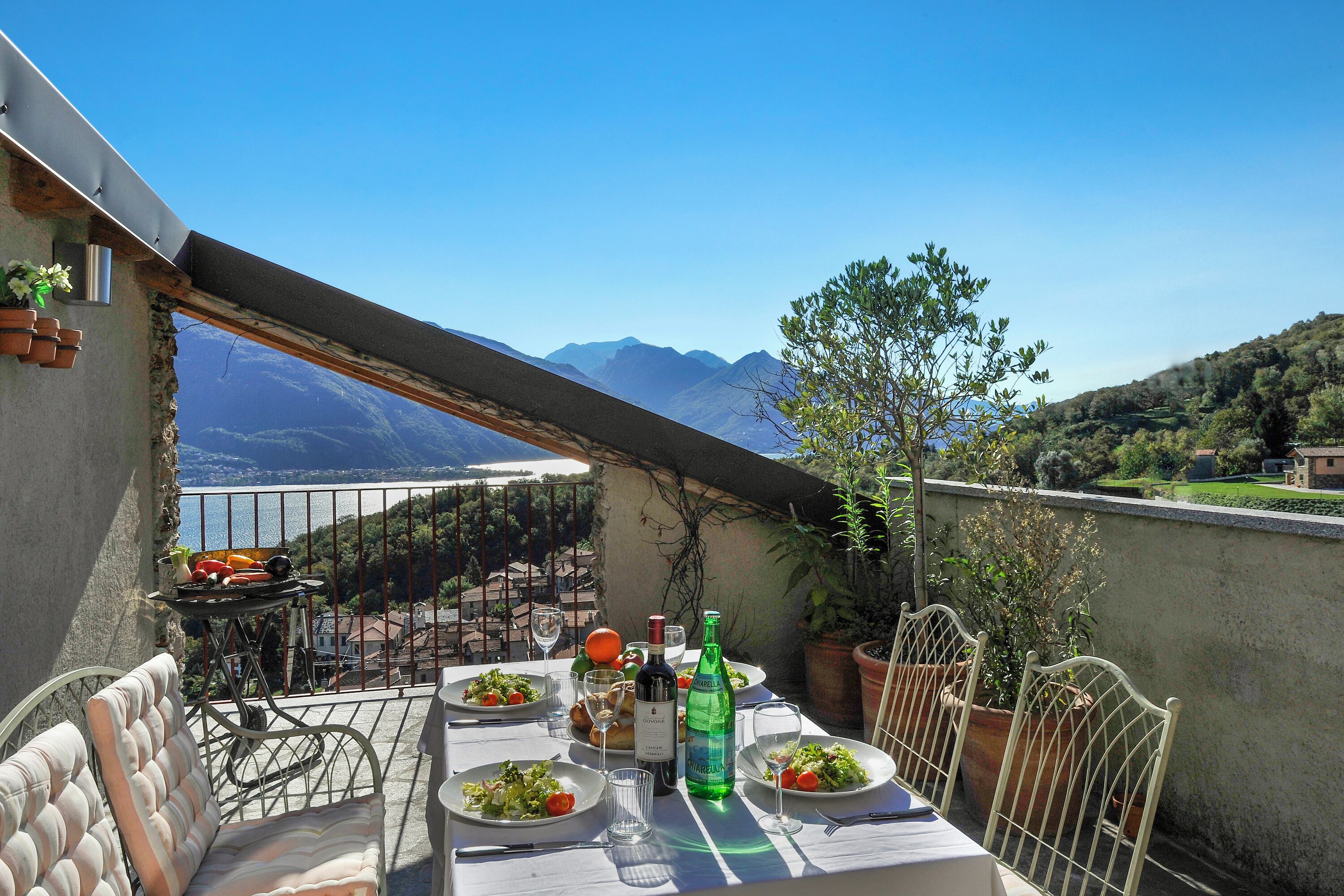 Appartement Familial, plusieurs chambres, côté montagne (Belmonte Terrazzo) | Vue sur le lac