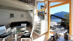 Familieleilighet, 1 soverom, terrasse, ved fjell (Belmonte Terrazzo) | Oppholdsrom