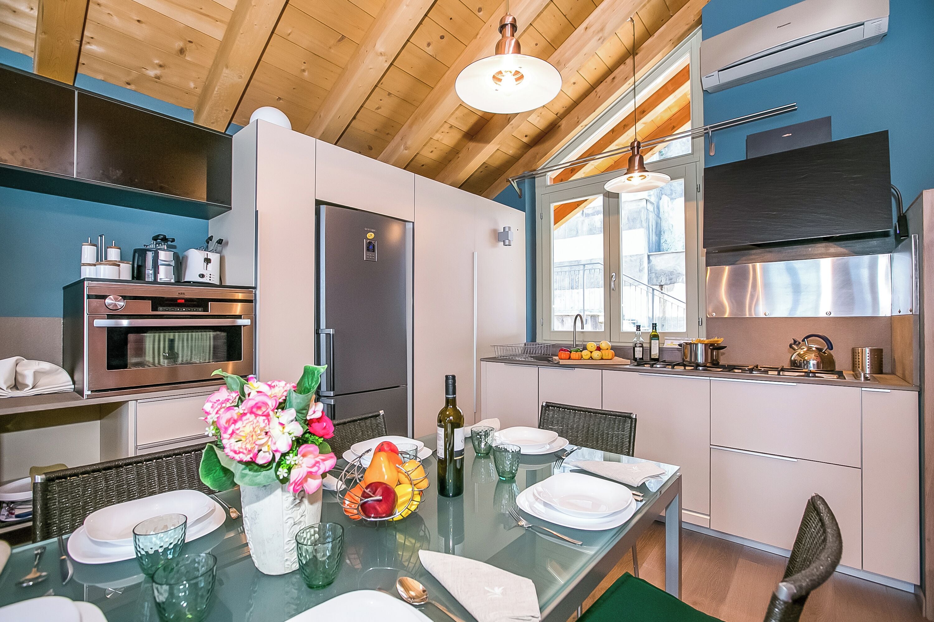 Appartement Familial, plusieurs chambres, côté montagne (Vista d'Oro Palma Apt. 21) | Cuisine privée