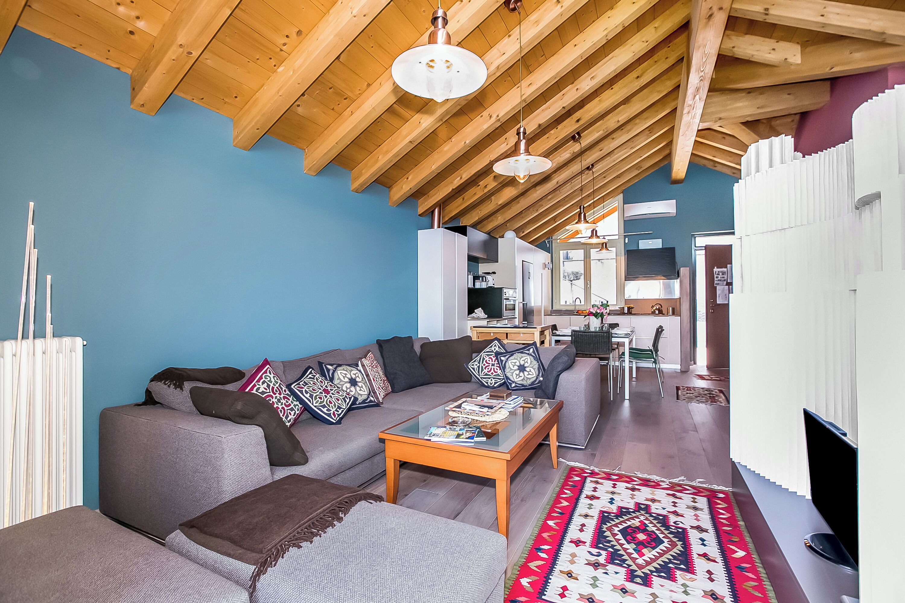 Familienapartment, Mehrere Schlafzimmer, Bergseite (Vista d'Oro Palma Apt. 21) | Wohnbereich