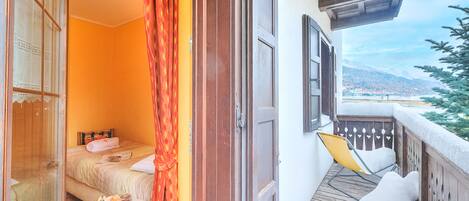 Appartement Familial, plusieurs chambres, 2 salles de bains (Stella Alpina) | Balcon